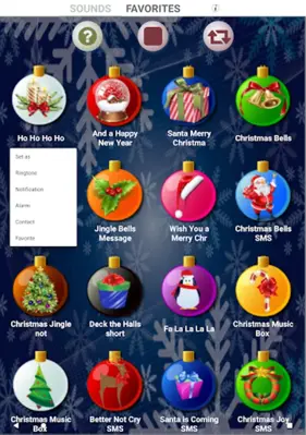 Christmas Notification Sounds android App screenshot 0